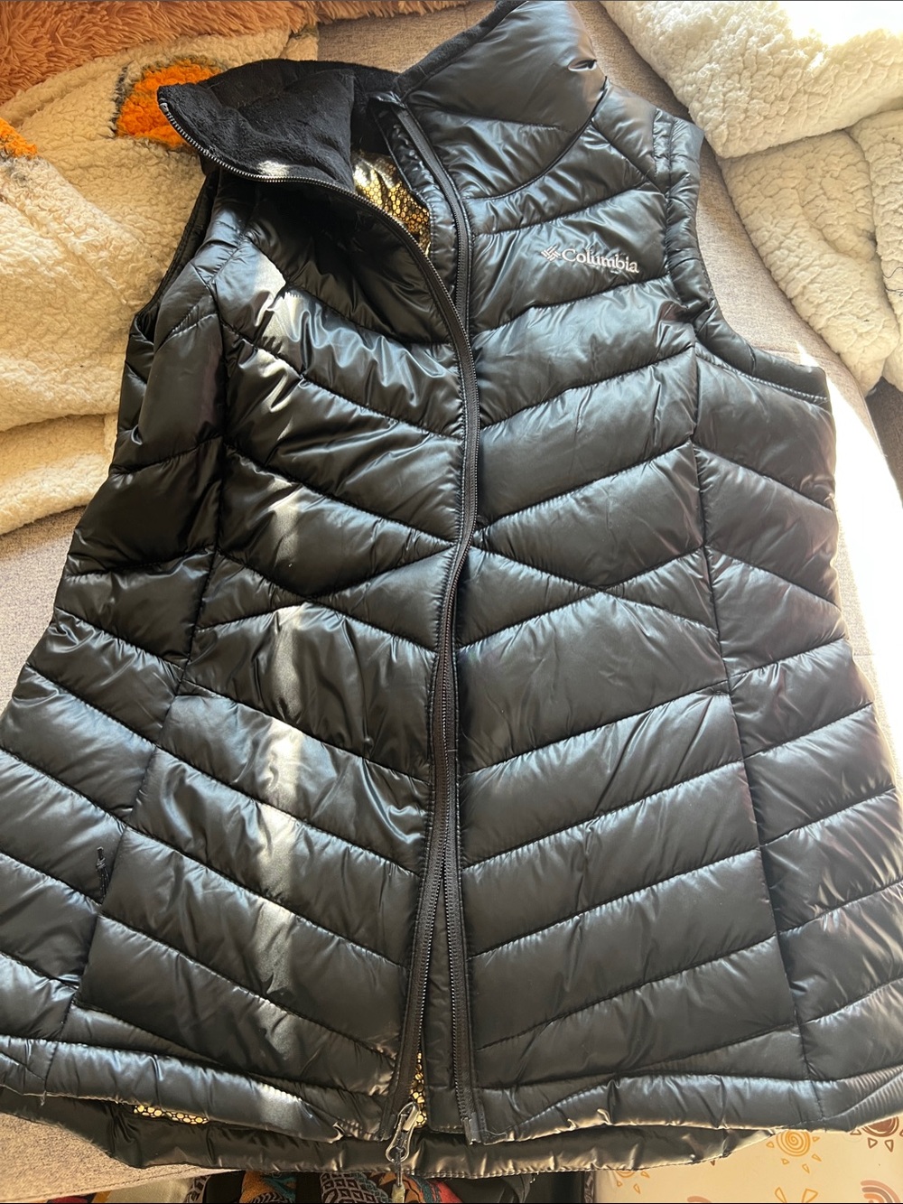 Columbia Women's Black Quilted Packable Puffer Vest